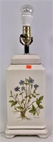 Table lamp, "Pervinca" porcelain, Made in Canada,