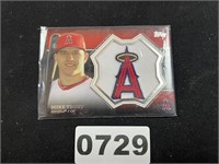 2013 Topps Mike Trout Commemorative Patch Card