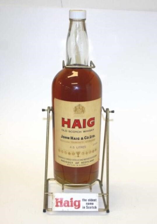 Large John Haig &Co ltd bottle Old Scottish Whisky