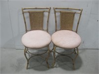 16.5"x 32" Two Vtg Chairs See Info