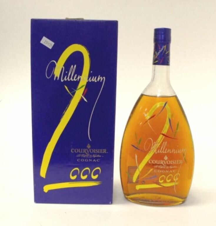 Boxed Bottle Millenium Courvoisier Cognac