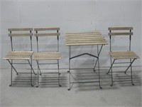 Folding Table & Chair Set See Info