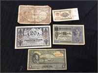 Europe & Africa Currency Years 1915-1961