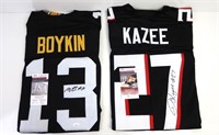 AUTOGRAPHED BOYKIN & KAZEE JERSEYS W/ JSA