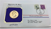 Rutherford B. Hayes Presidential Medals Cover