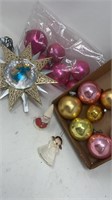 Vintage Christmas Ornaments & Star Tree Topper