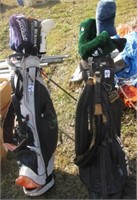 (2) Golf bags including Ping, etc. with a large