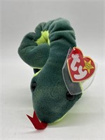 Vintage Ty Beanie Baby Hissy the Snake