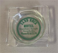 Forsyth MO Sand Rock Motel Ashtray