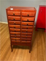 Oak Jewelry Cabinet