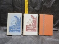 3 Vintage Zane Grey Western Books