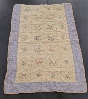 Vintage Hand Sewn Baby quilt