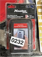 MASTER LOCK WALL MOUNT W LOCK BOX RETAIL $50