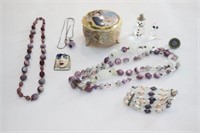Costume Jewellery Necklaces, Bracelet & Crystal Fi