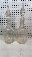 Pair of Crystal Decanters