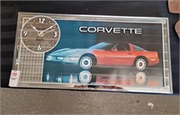 Corvette mirror wall clock photo is changeable