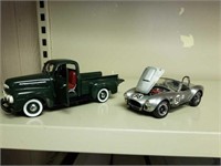 1951 Ford F1 Pickup truck and other model car