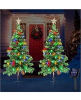 ($39) ReyeeInc Solar Christmas Trees with Lights