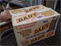 Cardboard Dad's advertising box