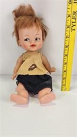 Vtg 1960s Ideal Doll Pebbles Flintstone Hanna