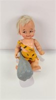 Vtg 1960s Ideal Doll Bam Bam Flintstone Hanna