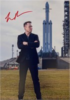 Autograph COA Elon Musk Photo