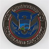 HOMELAND SECURITY CHALLENGE COIN