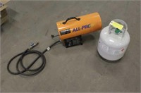 All Pro Propane Heater, 50-85,000 BTU, w/