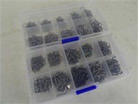 1000 freshwater fishing hooks - 10 sizes