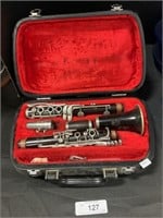 Vintage Clarinet With Carry Case.