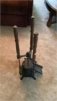 Fire place tool set