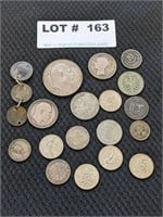 Group of Foreign Silver Coins