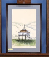 "Middle Bay Lighthouse" Signed Gretchen Jones