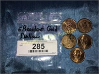 President Gold Dollar Coins