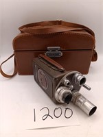 Vintage Bell & Howard Filmo Camera and Case