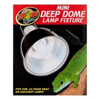 Zoo Med Mini Deep Dome Lamp Fixture with 5.5-Inch