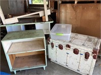 Miscellaneous furniture parts , enamel top table