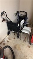 2 Walkers/wheelchair/shower chair/canes