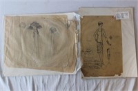 Original Fashion Drafts by Gertrude Titus 6