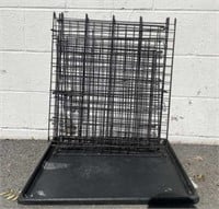 Wire Pet Crate w/ Plastic Base