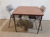 Folding Card Table and Chairs