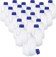 Mumufy 24 Pcs Plastic Mini Milk Jugs 32 oz J