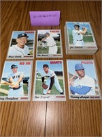 1970 Topps 50 Card lot- Good to Very Good