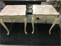 Vintage French Marble Top Tables