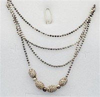 STERLING SILVER 30" NECKLACE