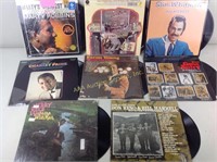 vinyl records including Marty Robbins, slim