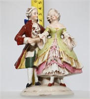 Victorian Couple Porcelain Figurine