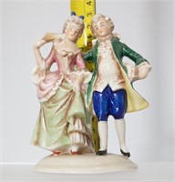 Victorian Couple Porcelain Figurine