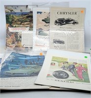 Advertising Ephemera - Chrysler, Studebaker+