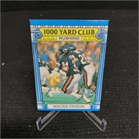 1987 TOPPS HOF WALTER PAYTON 1000 YD CLUB CARD